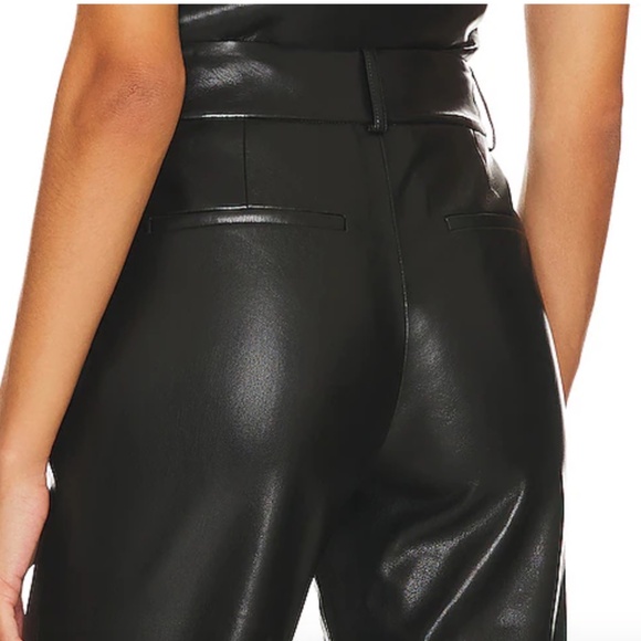 Alice + Olivia Ming Faux Leather Pant - Picture 3 of 8